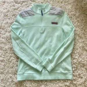 Vineyard Vines Mint and Oxford Stripe Shep Shirt